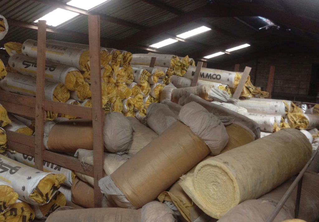 Fiberglass Insulation in Nairobi Kenya 20m*1.2m*50mm Kenworks Ventures Company Limited