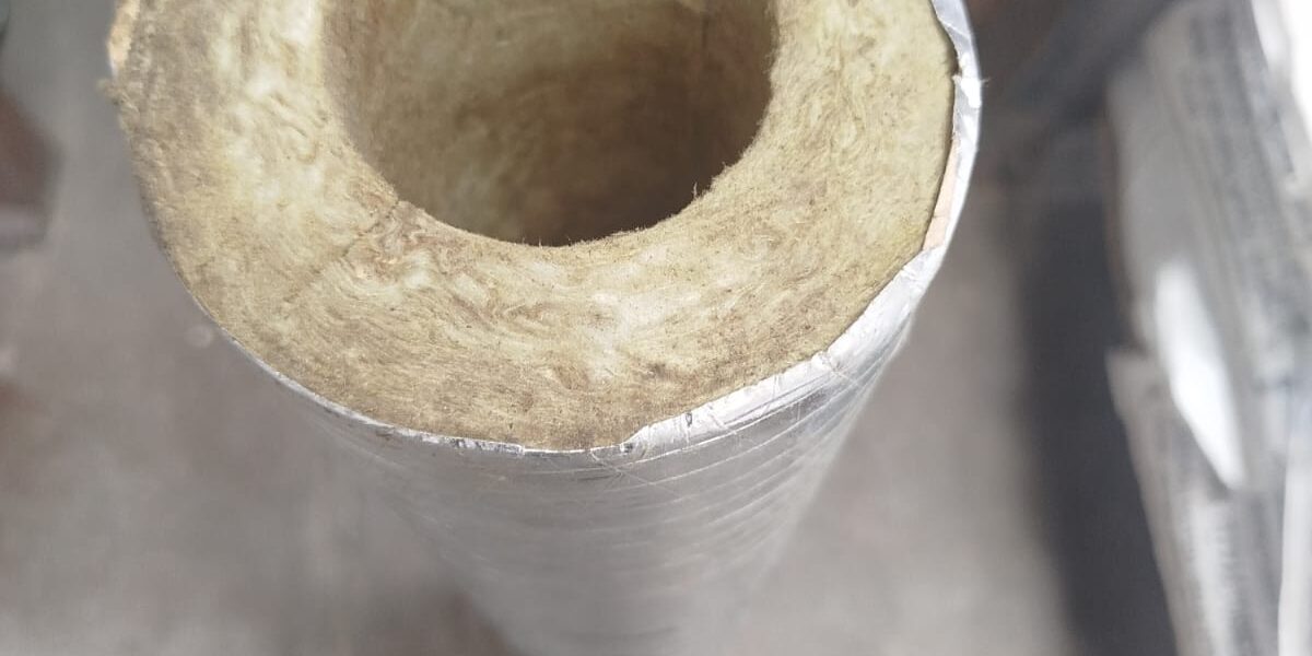 Preformed rockwool pipe 2" 25mm top