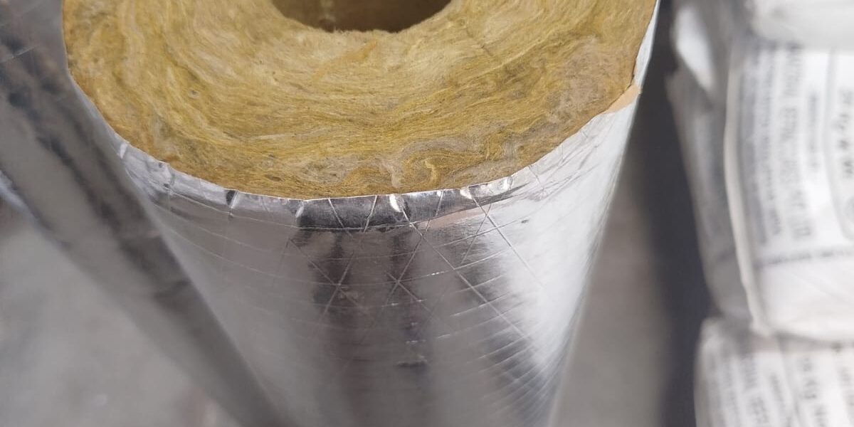 Preformed rockwool pipe 2" 50mm top