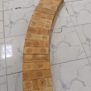 40% Alumina End Arch (Tapered) Firebricks | High-Temperature Refractory Bricks 1300°C – 1600°C (230mm x 115mm x 75/65mm)