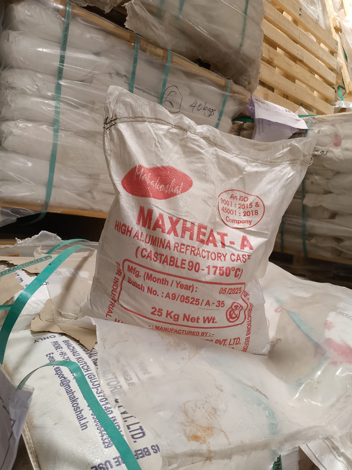 MaxHeat A – High-Performance Thermal Insulation – 1750°C | 25kg Bag