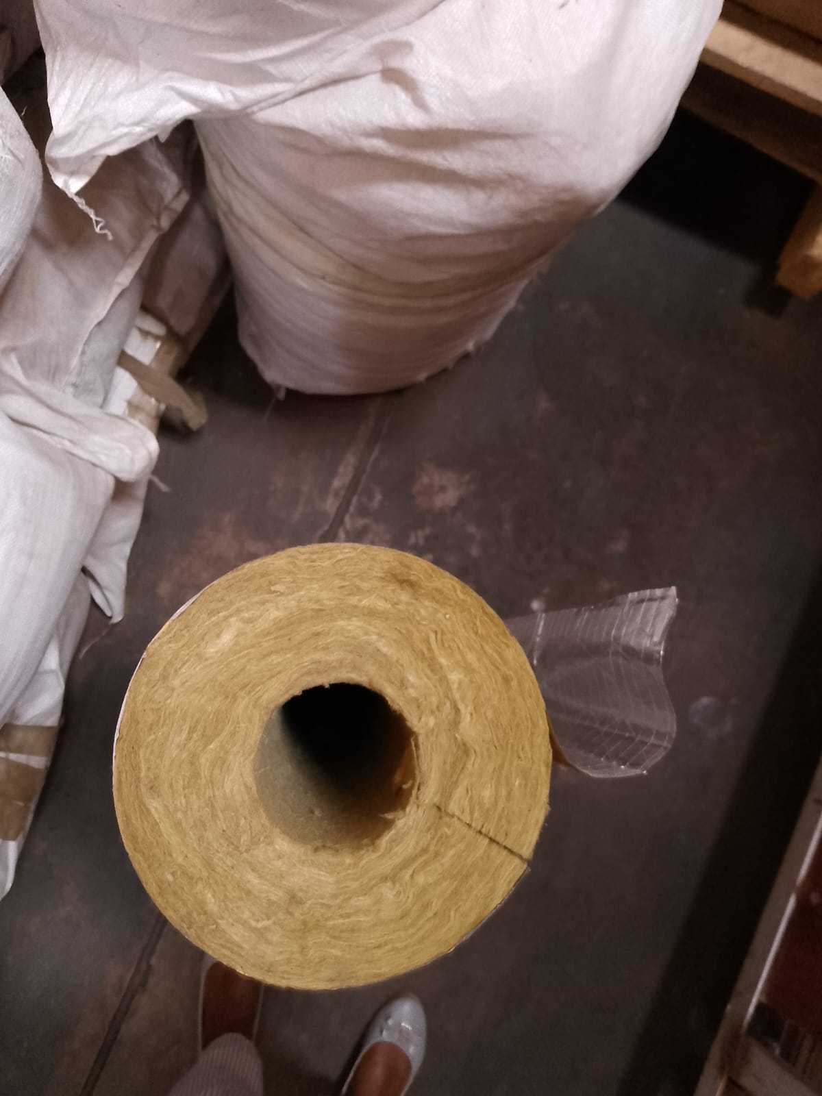 Preformed Rockwool Pipe Section – 2 Inch Internal Diameter (50mm Wall Thickness) | High-Temperature Pipe Insulation 1000°C | 150kg/m³ Density