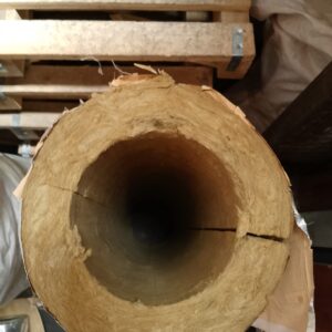 Rockwool Preformed Pipe Section – 6 Inch Internal Diameter, 50mm Wall Thickness | High-Temperature Thermal Insulation (1000°C, 150kg/m³)