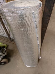 Ceramic cloth with foil